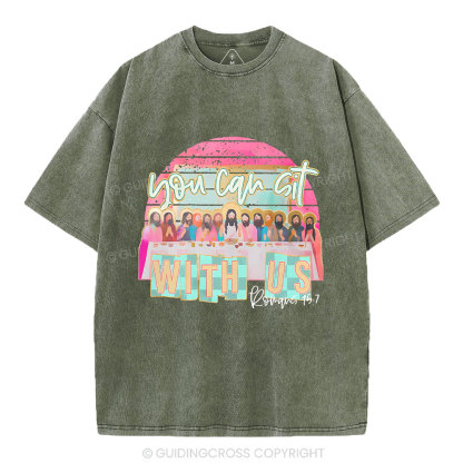 You Can Sit With Us Christian Washed T-Shirt