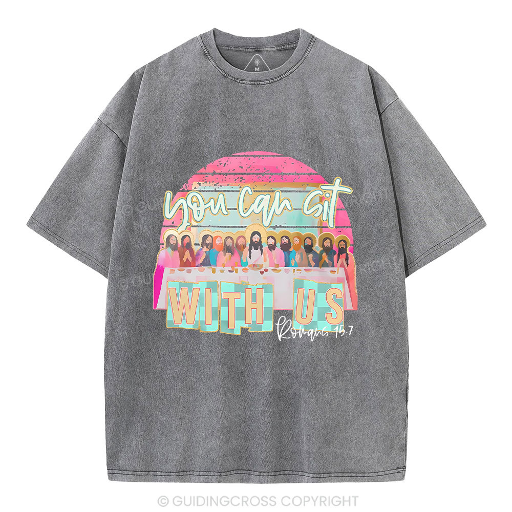 You Can Sit With Us Christian Washed T-Shirt
