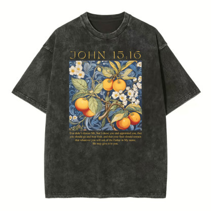 You Didn't Choose Me Christian Washed T-Shirt