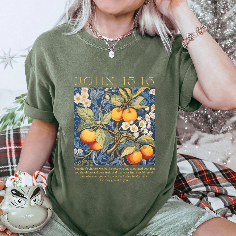 You Didn't Choose Me Christian Washed T-Shirt