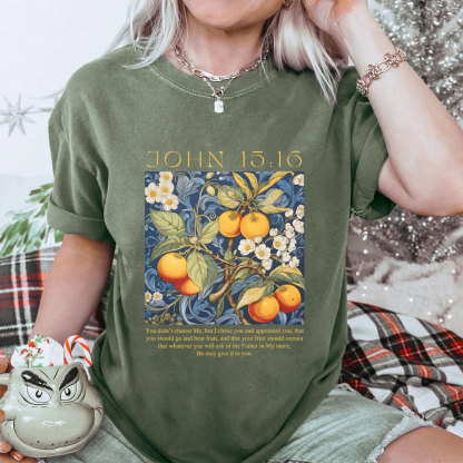 You Didn't Choose Me Christian Washed T-Shirt