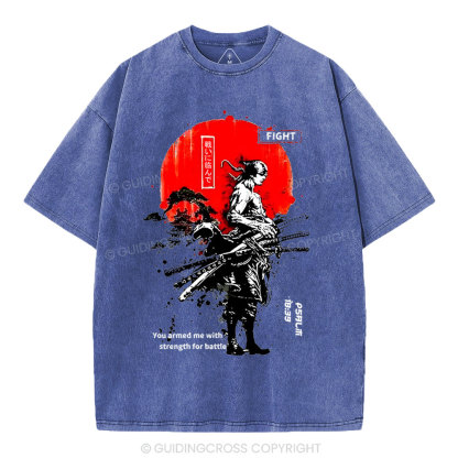 You Gave Me Strength Chirstian Washed T-Shirt