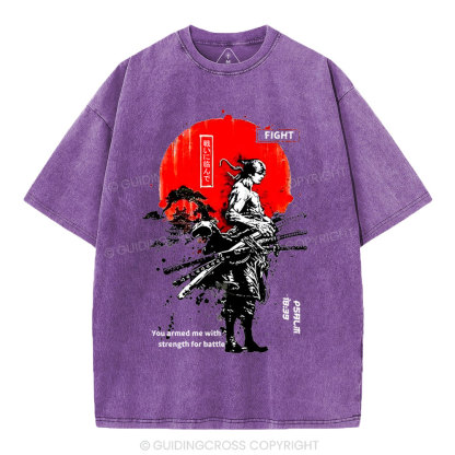 You Gave Me Strength Chirstian Washed T-Shirt