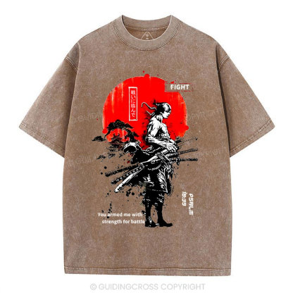 You Gave Me Strength Chirstian Washed T-Shirt