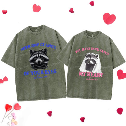 You Have Captivated My Heart Christian Washed Couple T