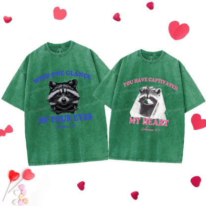 You Have Captivated My Heart Christian Washed Couple T