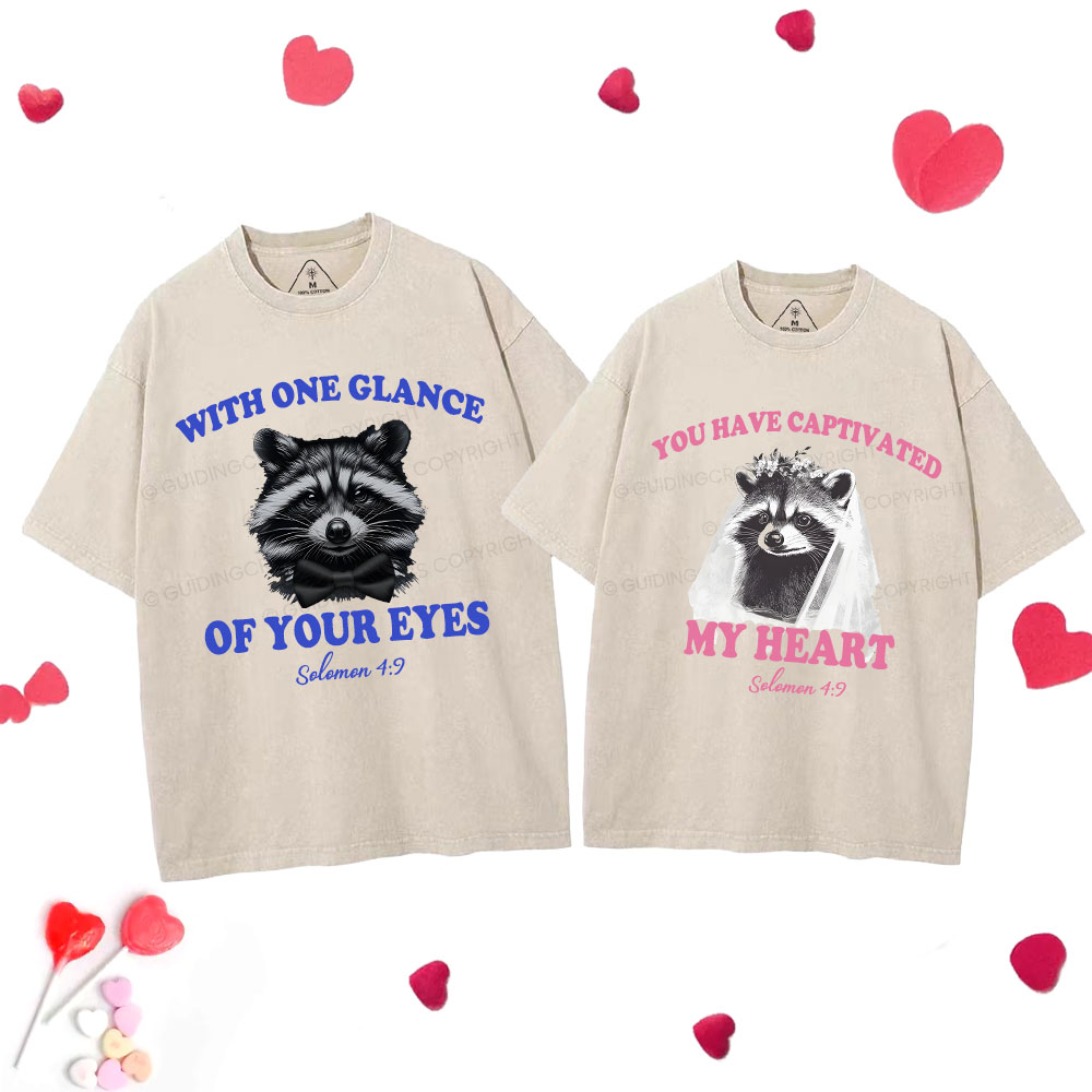 You Have Captivated My Heart Christian Washed Couple T