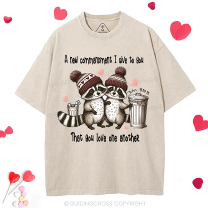 You Love One Another Christian Washed T-Shirt