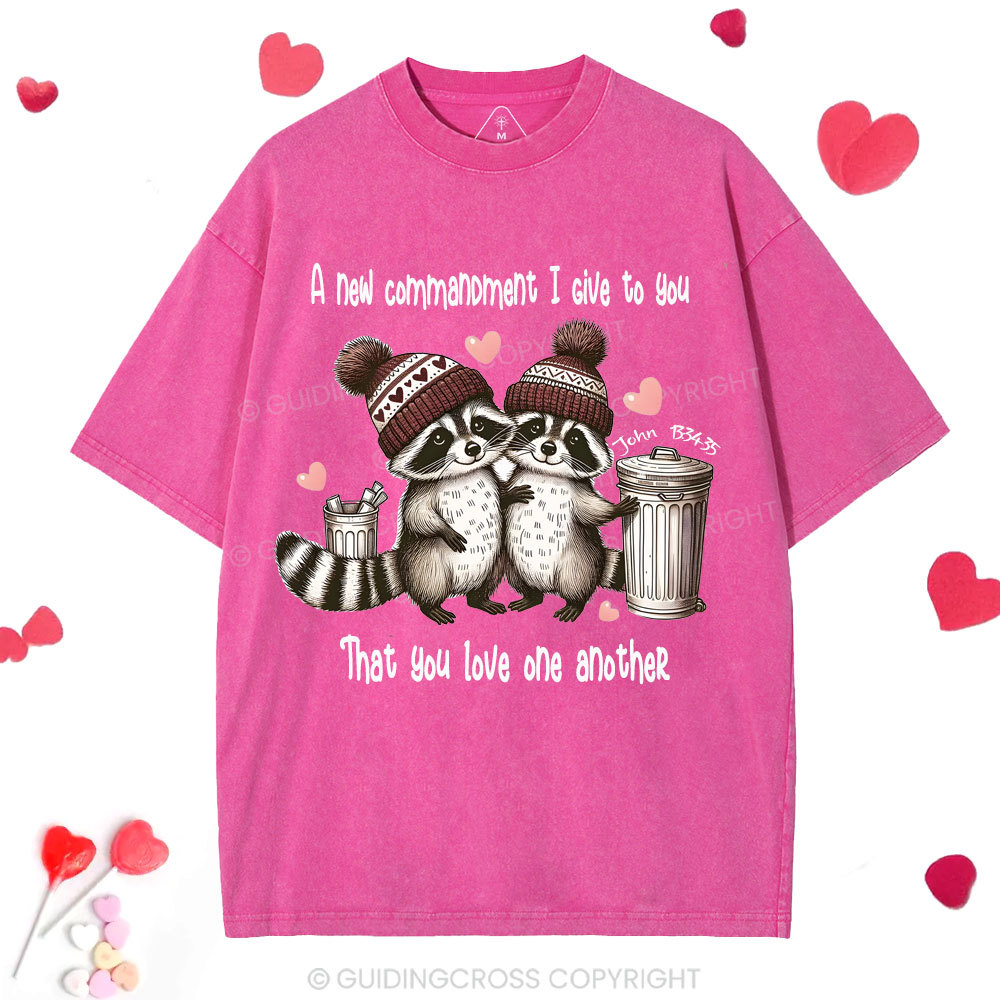 You Love One Another Christian Washed T-Shirt