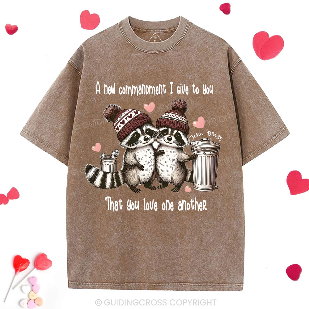 You Love One Another Christian Washed T-Shirt