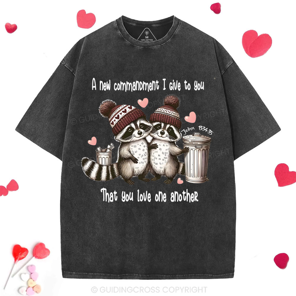 You Love One Another Christian Washed T-Shirt