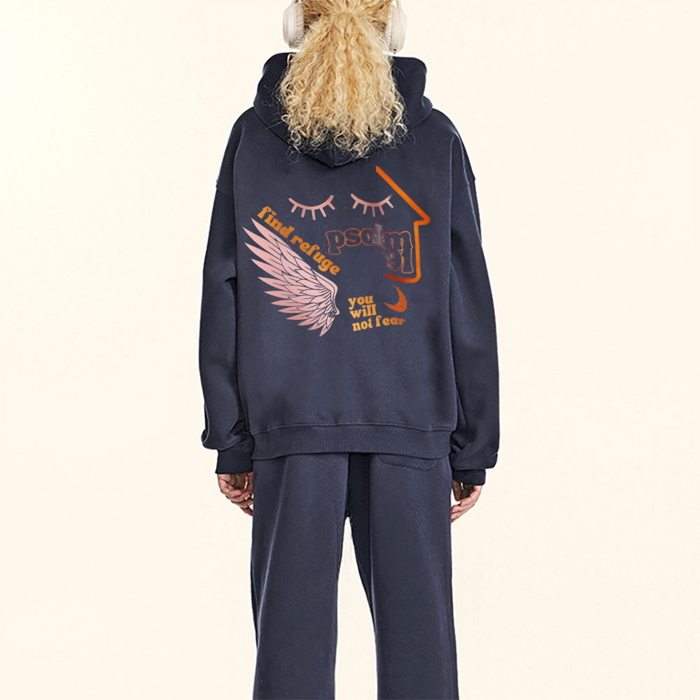 You Will Not Fear Christian Fleece Hoodie Set