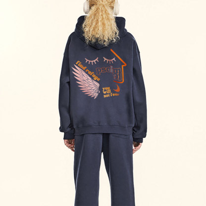 You Will Not Fear Christian Fleece Hoodie Set