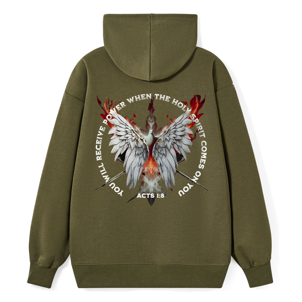 You Will Receive Power Classic Christian Hoodie