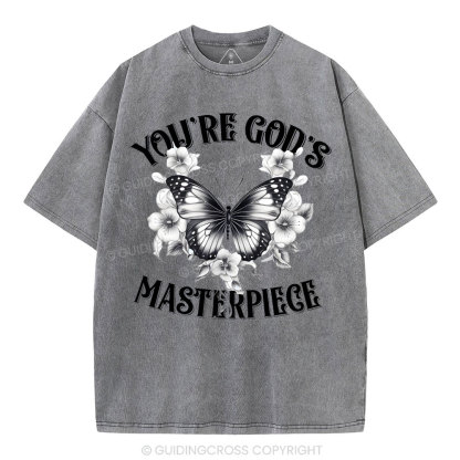 You're God's Masterpieces Christian Washed T-Shirt