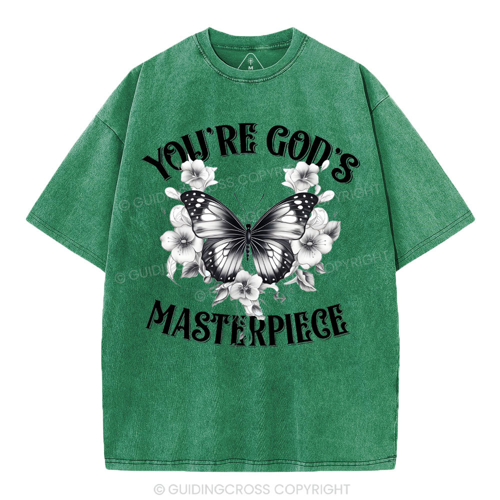 You're God's Masterpieces Christian Washed T-Shirt