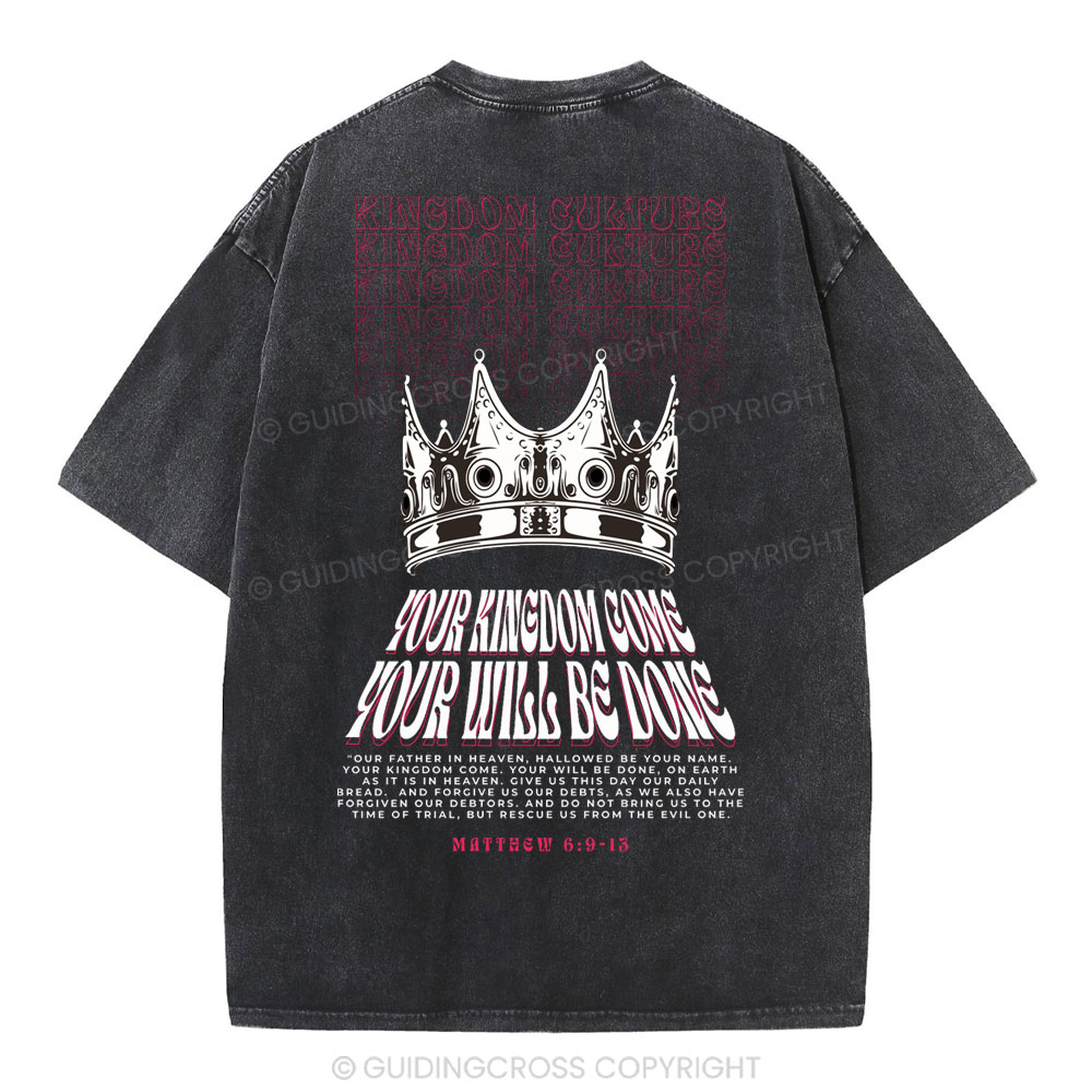 Your Kingdom Come Christian Washed T-Shirt