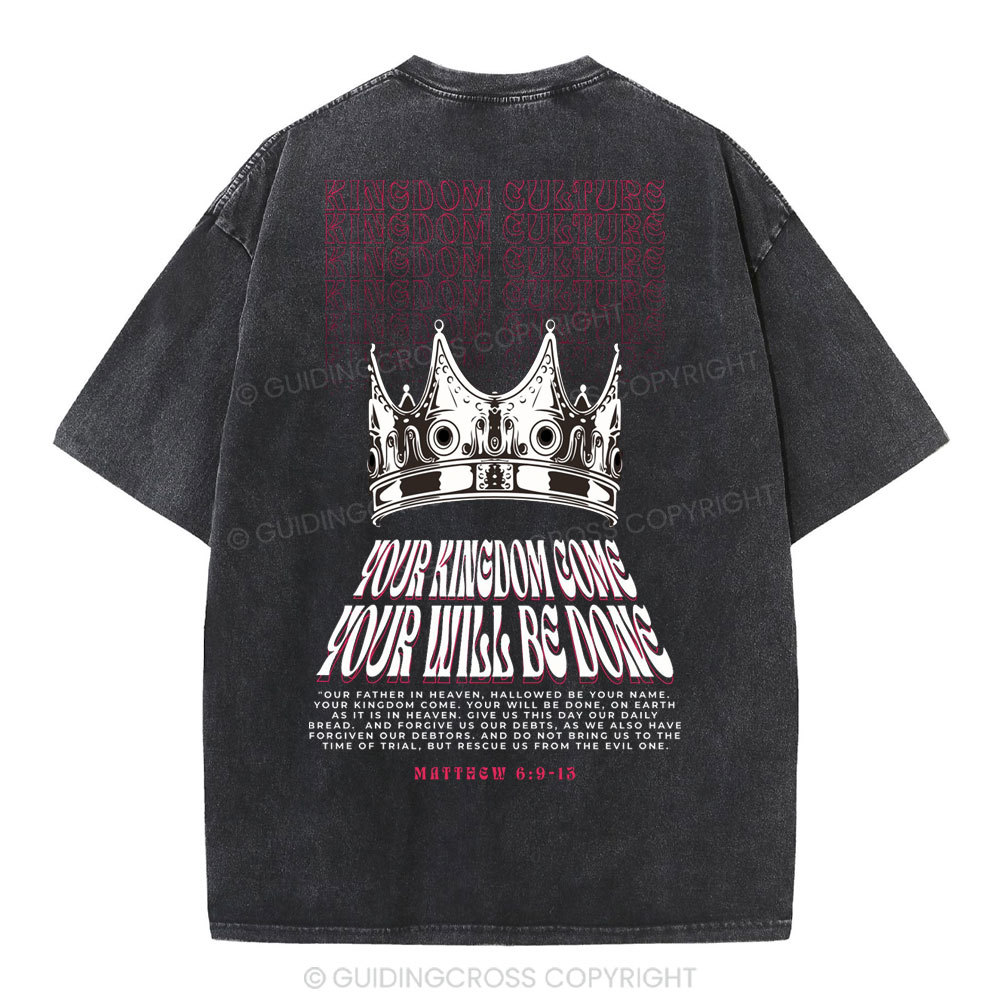 Your Kingdom Come Christian Washed T-Shirt