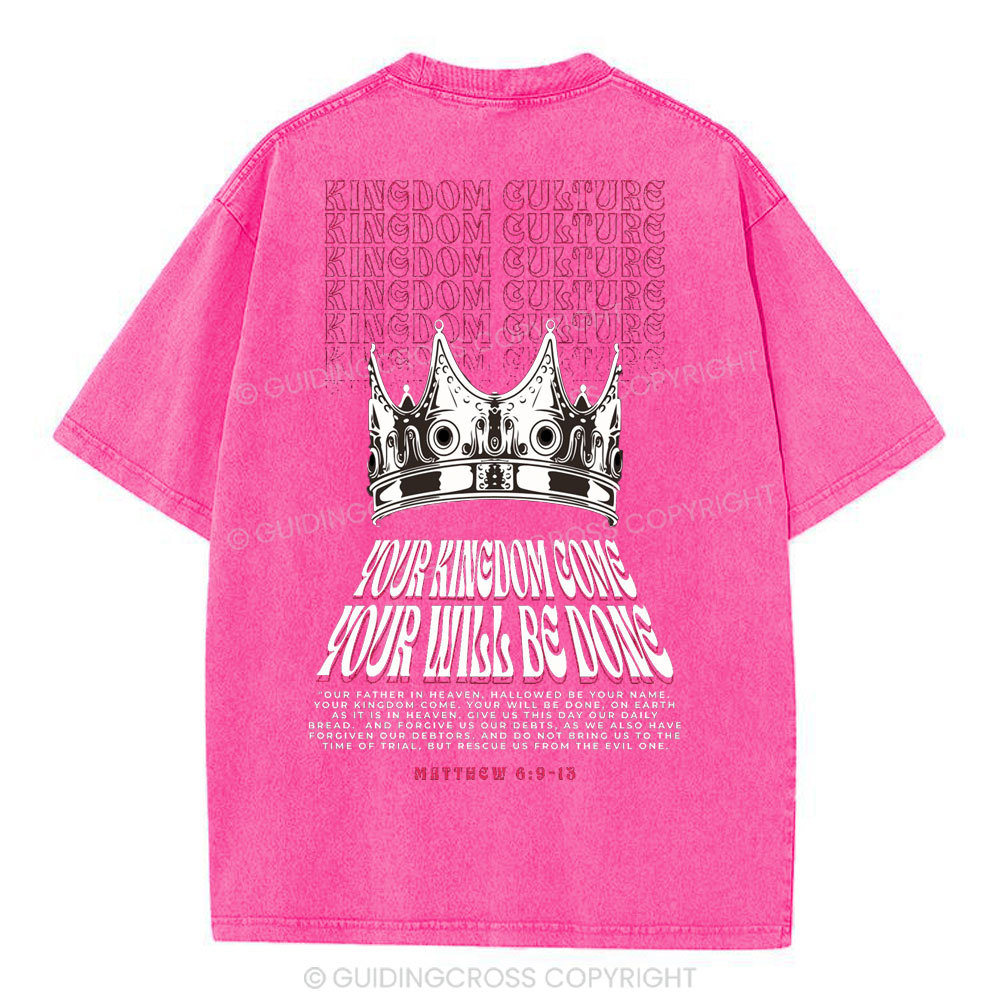 Your Kingdom Come Christian Washed T-Shirt