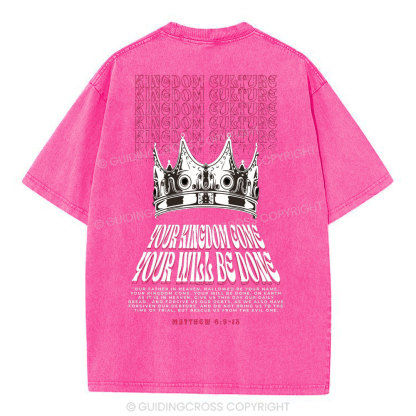 Your Kingdom Come Christian Washed T-Shirt