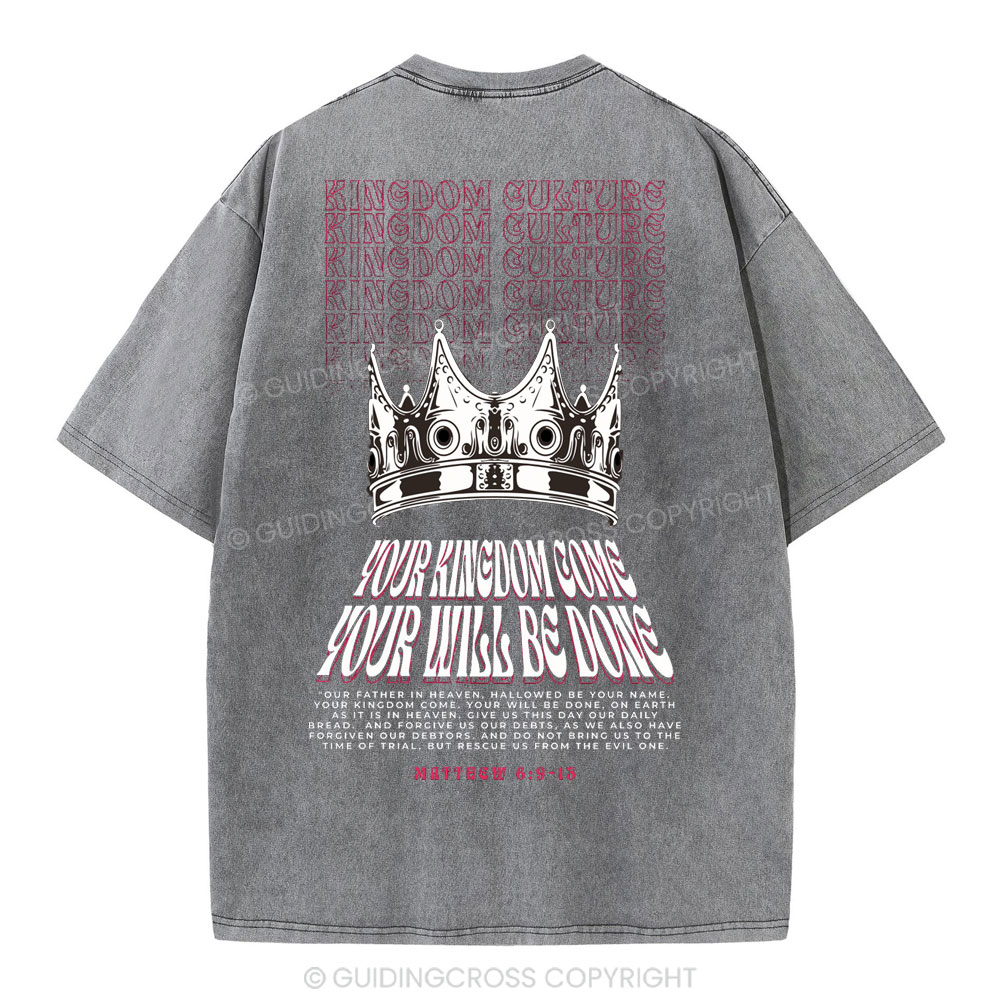 Your Kingdom Come Christian Washed T-Shirt