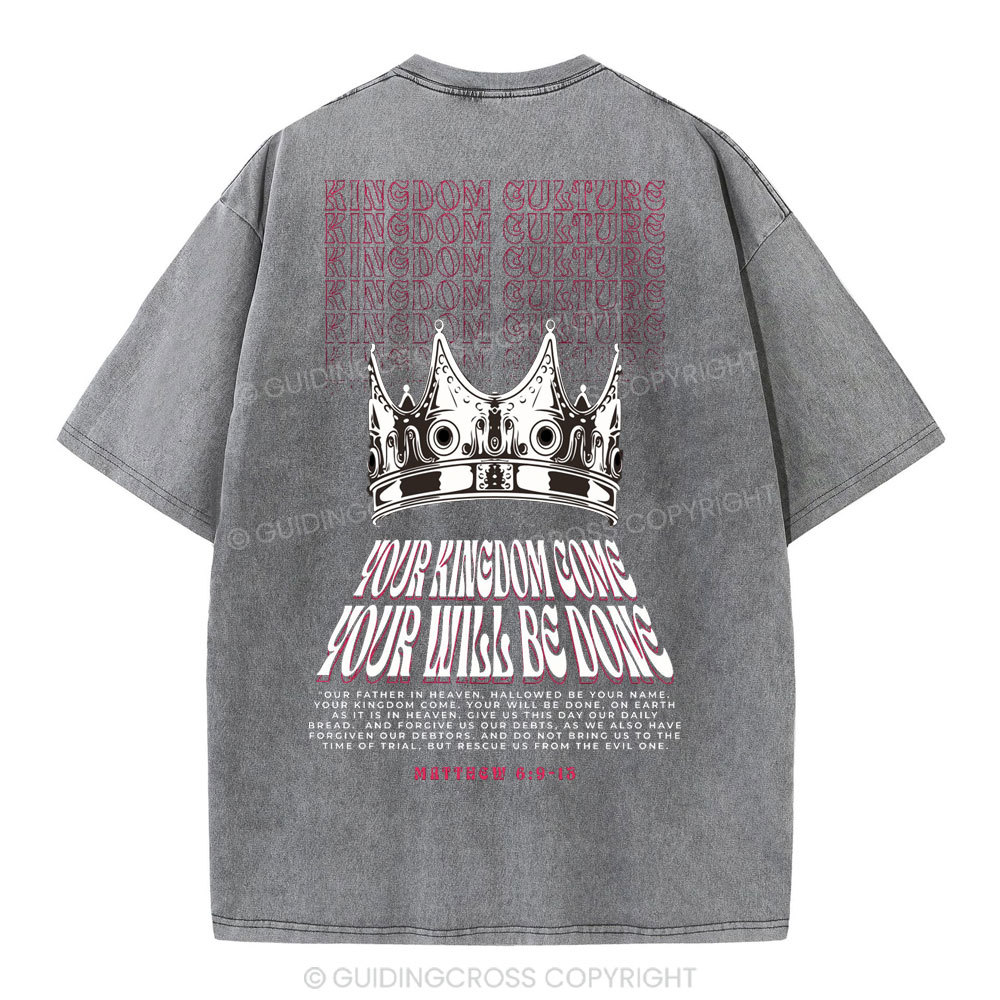 Your Kingdom Come Christian Washed T-Shirt