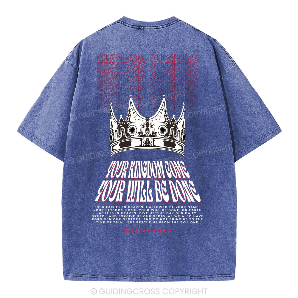 Your Kingdom Come Christian Washed T-Shirt