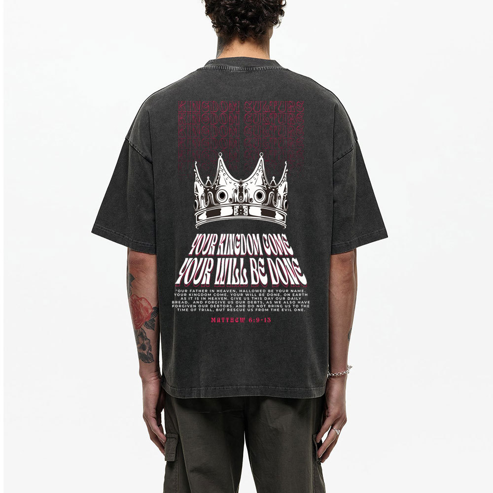 Your Kingdom Come Christian Washed T-Shirt