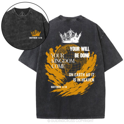 Your Kingdom Come Christian Washed T-Shirt