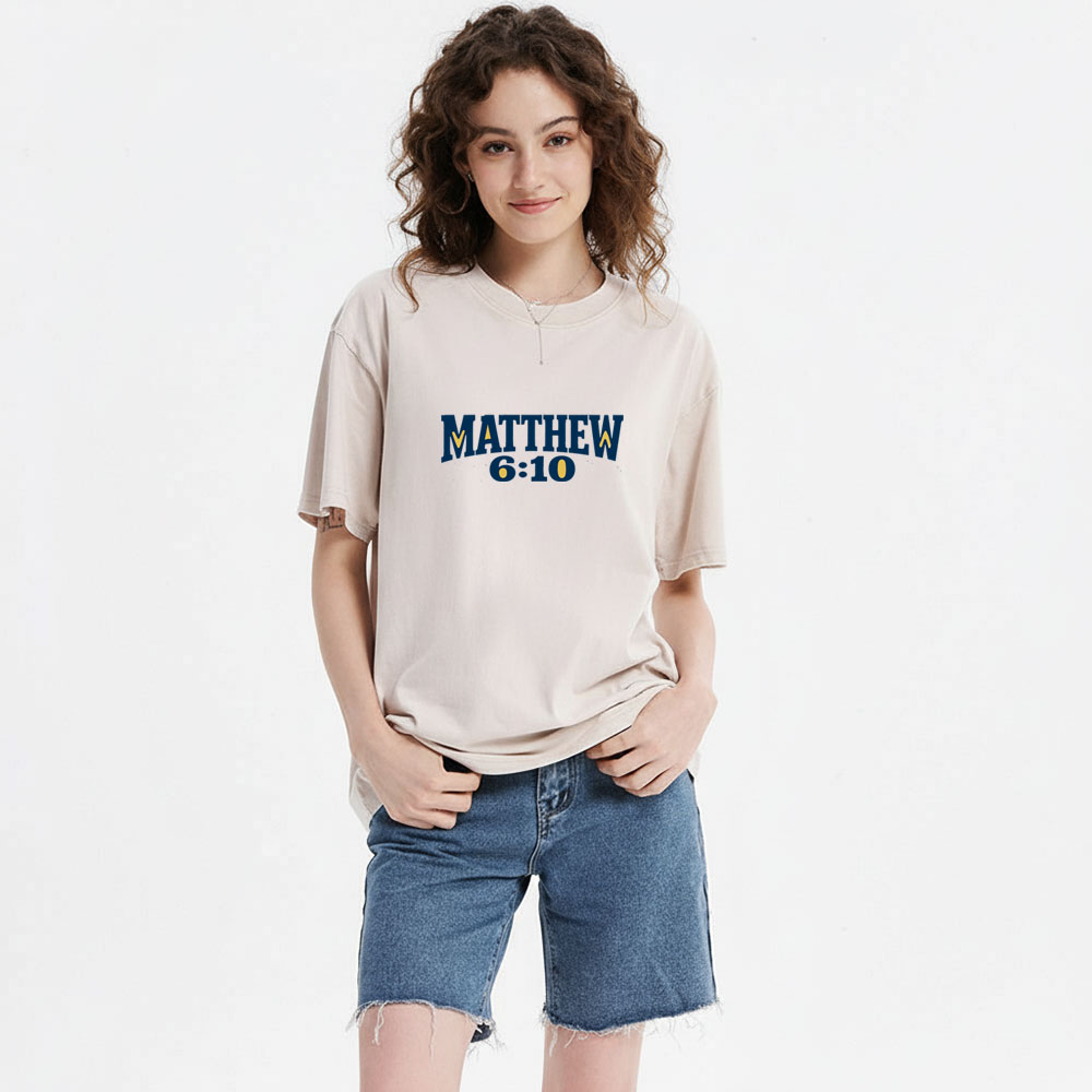 Your Kingdom Come You Will Be Done Chistian Washed T-Shirt