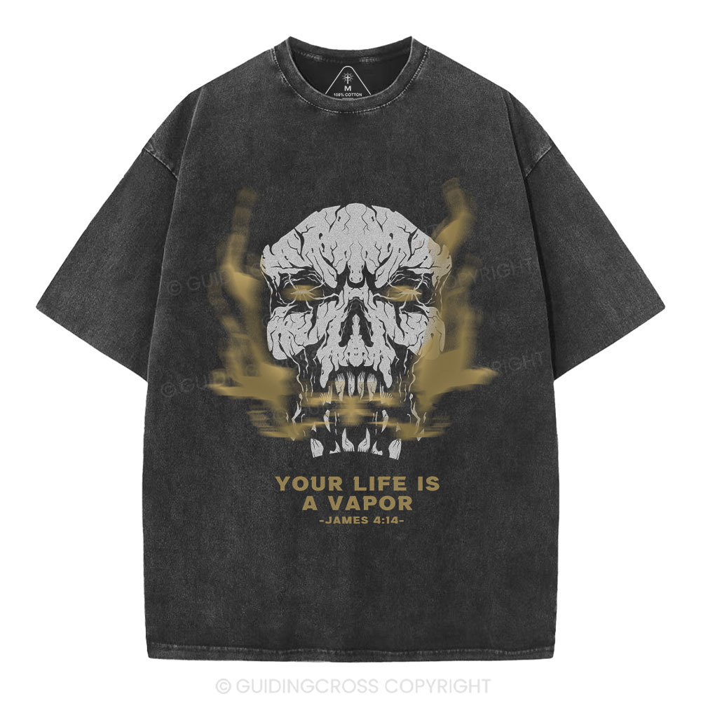 Your Life Is A Vapor Christian Washed T-Shirt