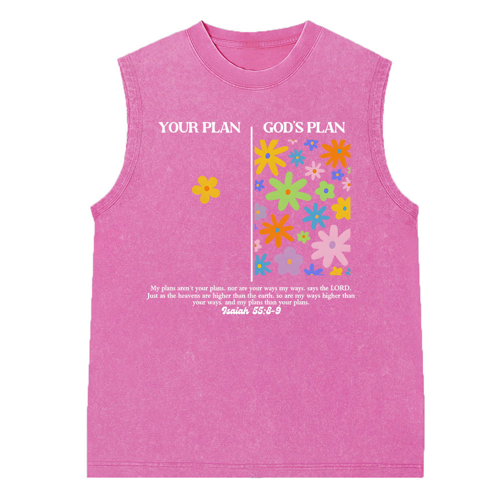 My Grace Is Sufficient For You Christian Washed Sleeveless Tee Sale-GuidingCross