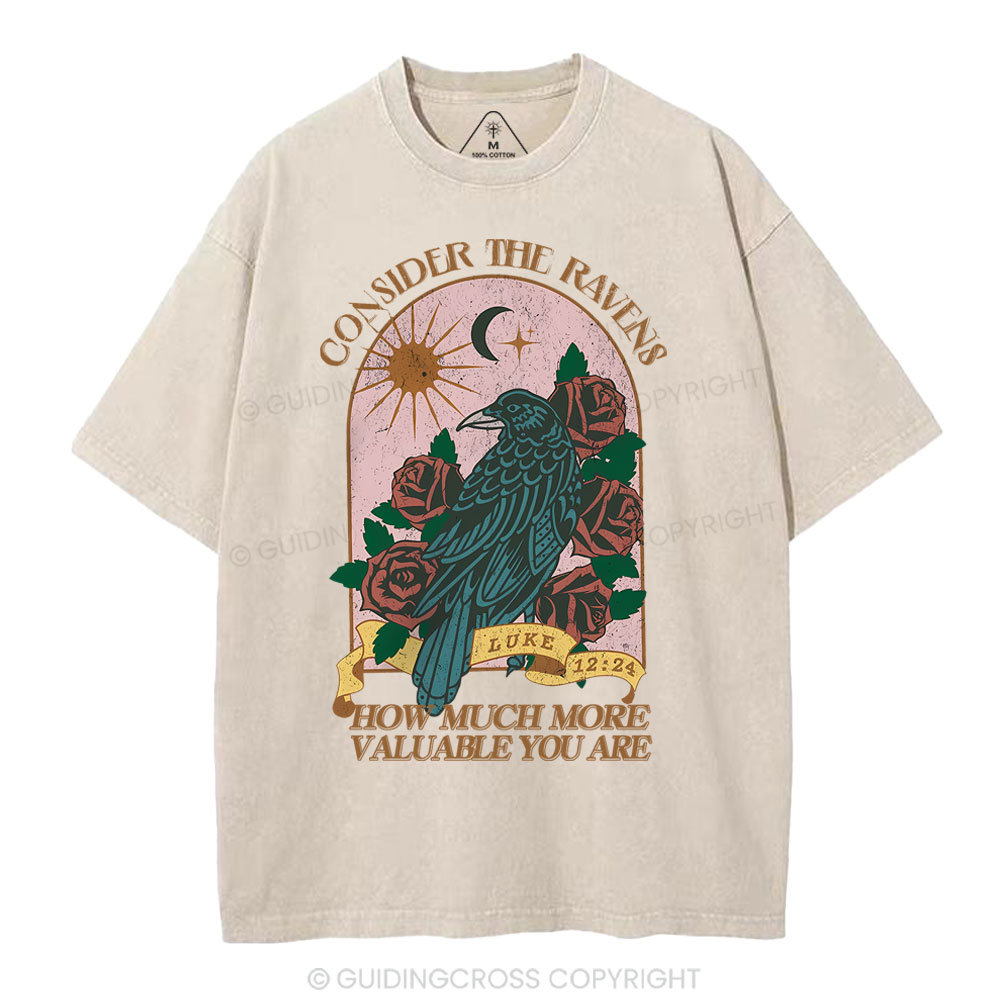 Consider The Ravens Christian Washed T-Shirt