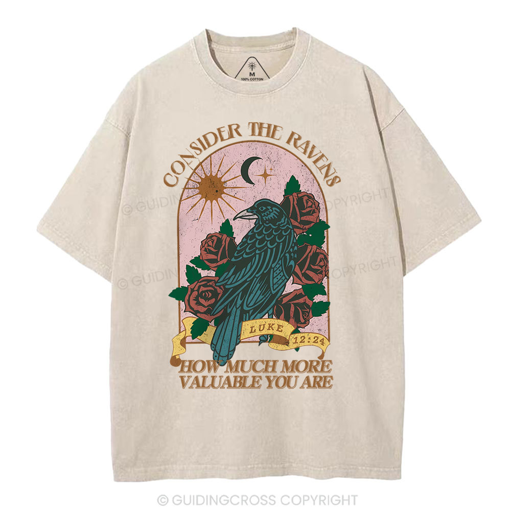 Consider The Ravens Christian Washed T-Shirt
