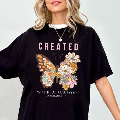 Created With Purpose Christian T-Shirt