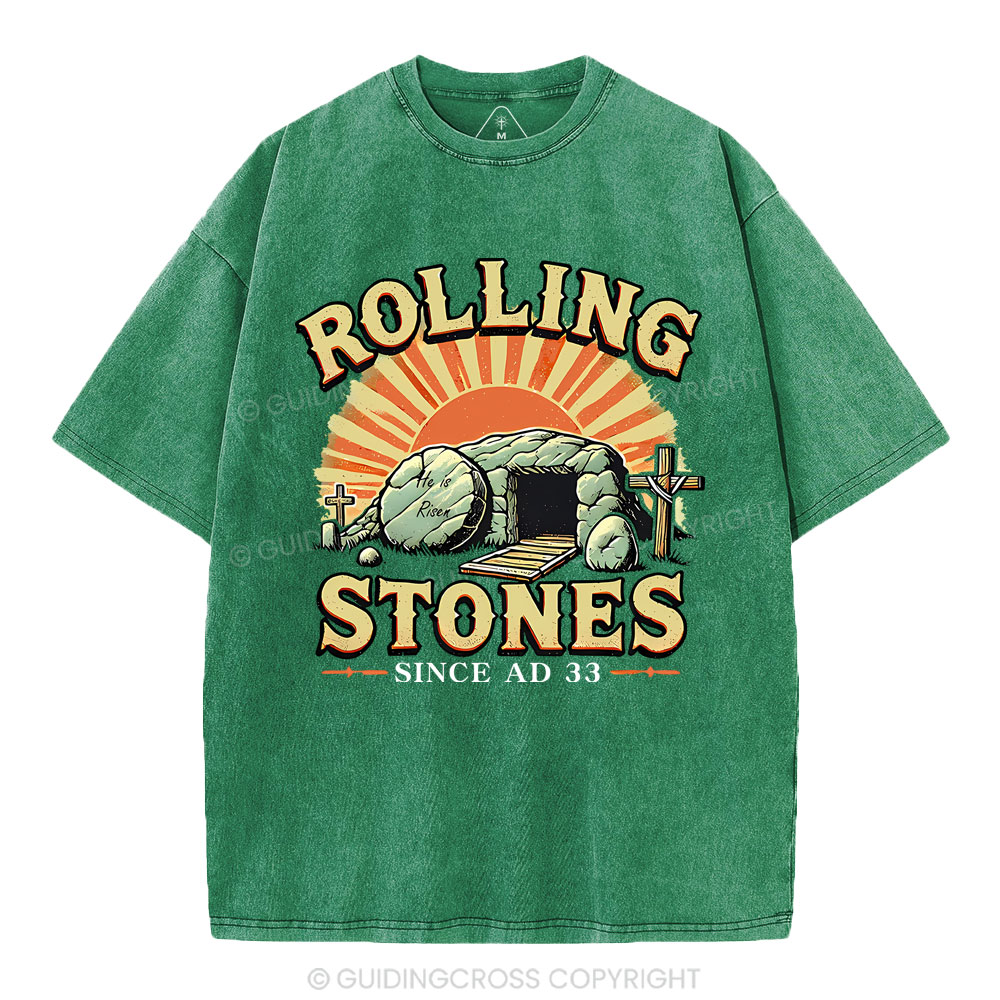 Rolling Stone Street Christian Washed T-Shirt