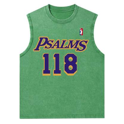 Faith Over Fear Christian Washed Tank Top