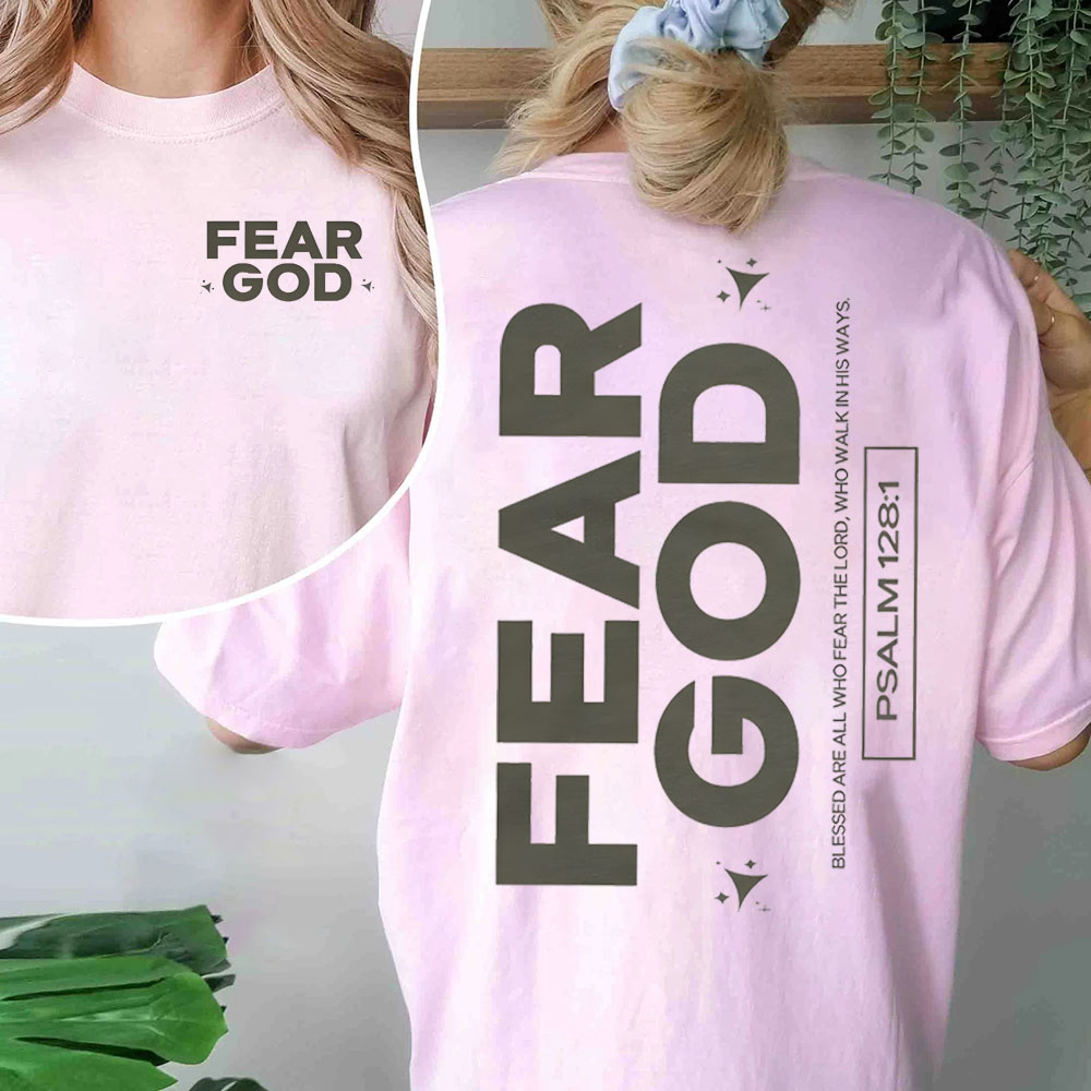 Christian Women T shirt Who Fears the Lord Christian Women T shirt Who Fears the Lord