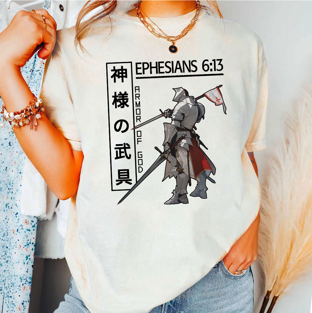 Armor Of God Anime Christian T-Shirt