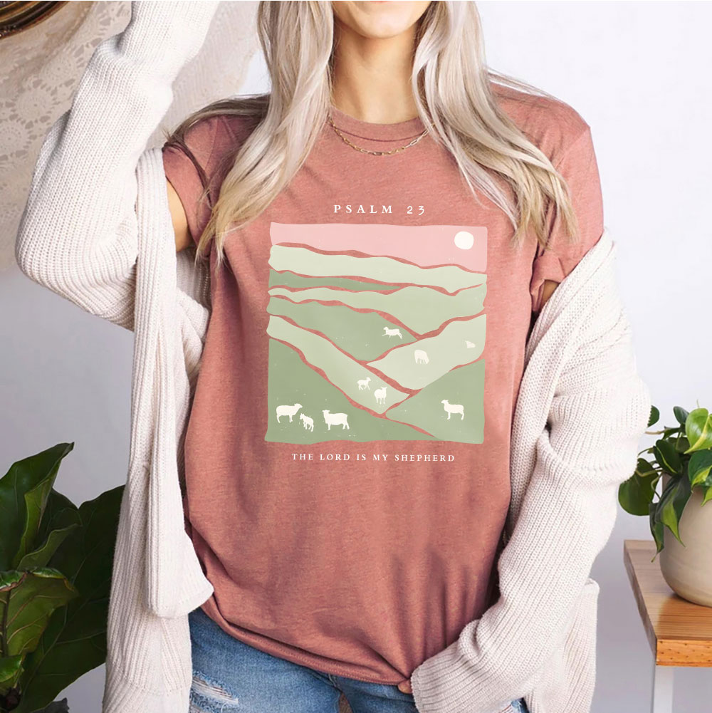 The Lord Is My Shepherd Christian T-Shirt