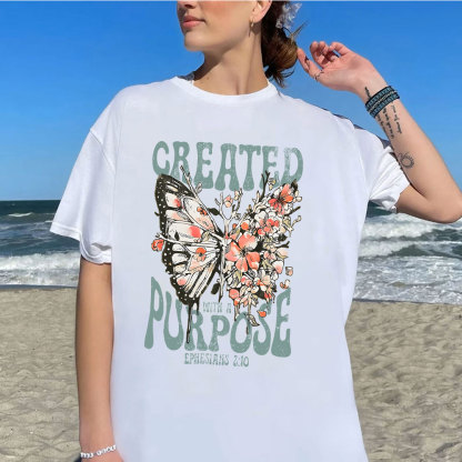 Created With A Purpose Christian T-Shirt