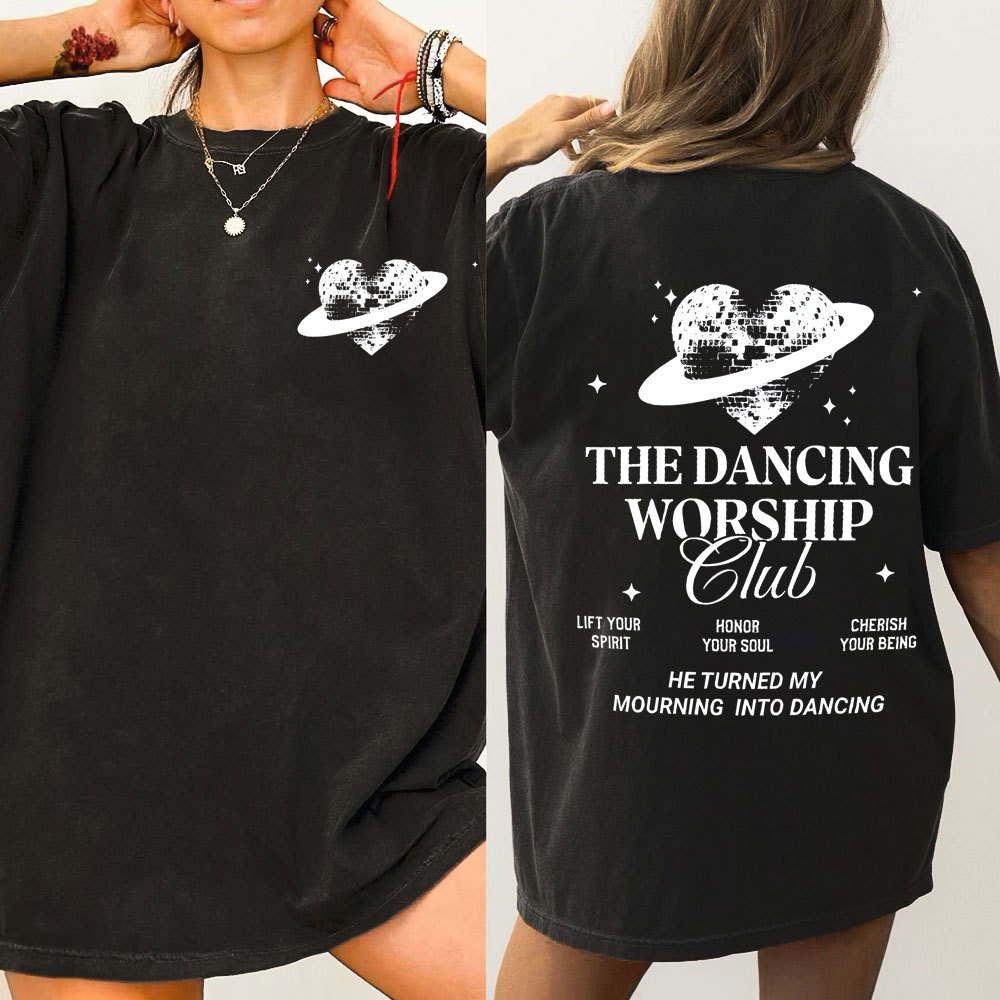 The Dancing Worship Christian Washed T-Shirt