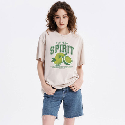 Fruit Of The Spirit Christian Washed T-Shirt