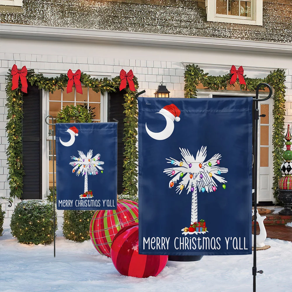 South Carolina Christmas Flag