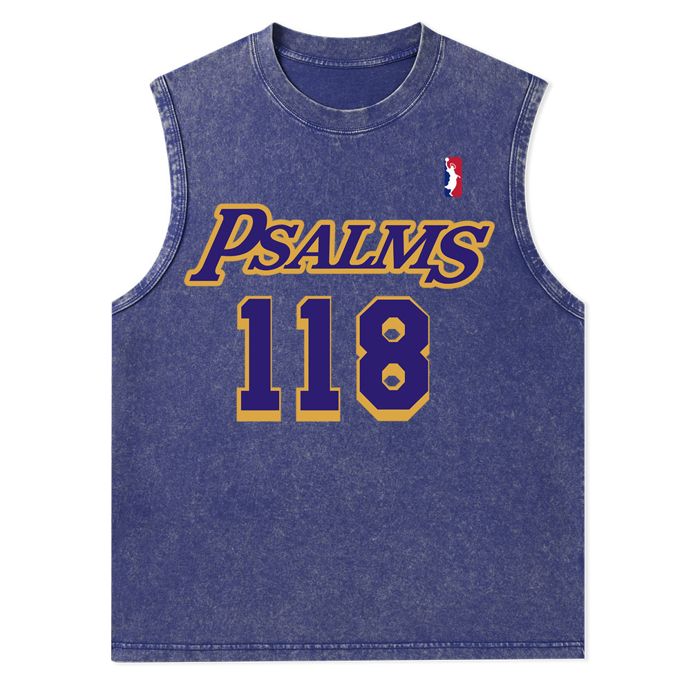 Faith Over Fear Christian Washed Tank Top