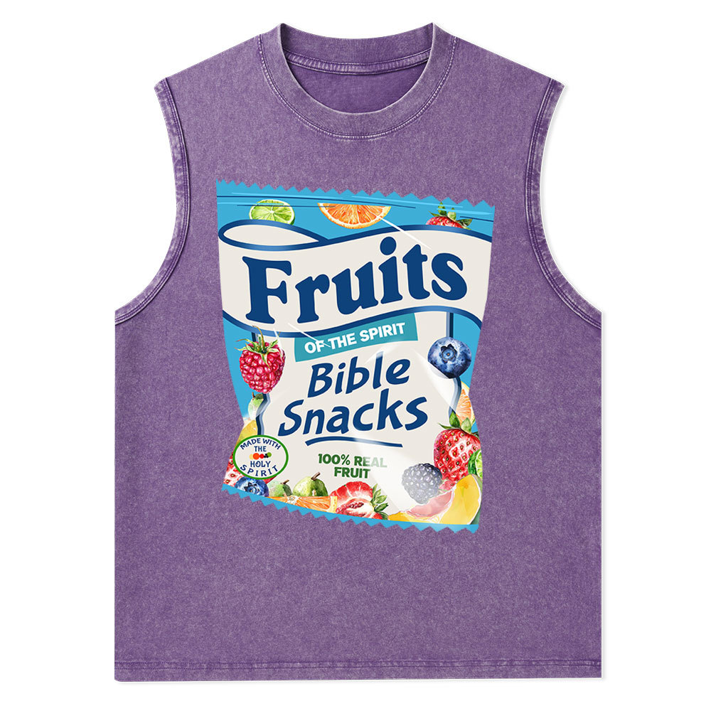 Fruit Of The Spirit Christian Washed Tank Top