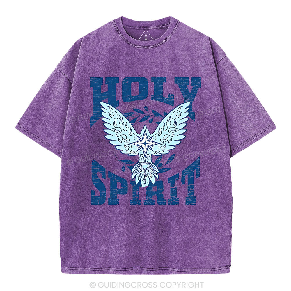 Holy Spirit Christian Washed T-Shirt