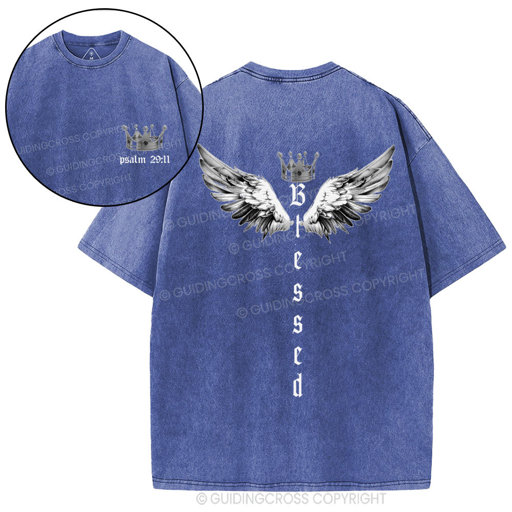 Blessed Christian Washed T-Shirt