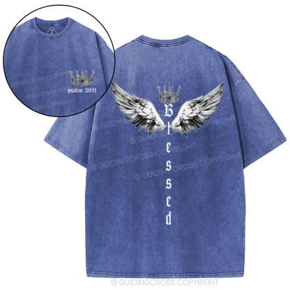 Blessed Christian Washed T-Shirt