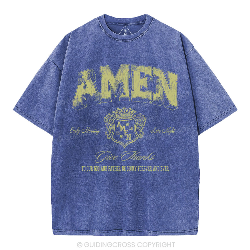 Amen Christian Washed T-Shirt